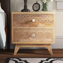 White deals boho nightstand